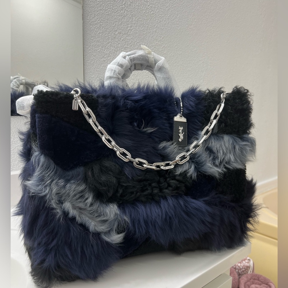 New Coach 1941 Silver Metal Chain Link bag strap charm